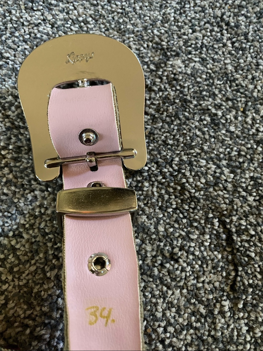 Vintage KIPPY’S Pink Jeweled Western-Style Women’s Belt with Silver Buckle - Picture 7 of 11